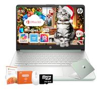 HP 14 inch Laptop, Intel Processor N150, 16GB RAM, 384GB Storage(128GB eMMC+256GB MSD), Intel Graphics, Copilot AI, Windows 11 Pro, Wi-Fi 6, HD Camera, 1 Year Microsoft 365, for Student Business