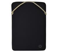 HP 14 Inch Reversible Laptop Sleeve - Black & Gold