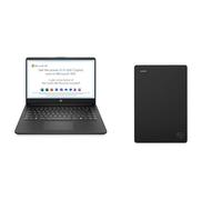 HP 14” Laptop | Intel Celeron N4500 Processor + Seagate Expansion 2TB external Hard Drive