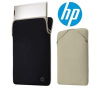HP 14 Inch Reversible Laptop Sleeve - Black & Gold