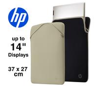HP 14" LAPTOP SLEEVE COVER CASE REVERSIBLE BLACK GOLD 13" PAVILION ENVY SPECTRE