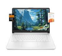 HP 14" Ultra Light Laptop for Student & Home (Intel Quad-Core N4120, 4GB RAM, 192GB(64GB + 128GB SD), 1-Year Office 365) 11-Hr Long Battery Life, Webcam, WiFi, Win 11 Home in S Mode - Snow White