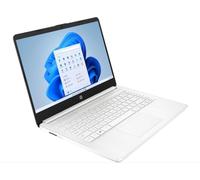 HP 14 White Laptop Bundle (14" HD - Quad Core - 4GB - 128GB SSD - Intel UHD 655 - WI-FI - Webcam) + MS Office Software + Charger + 3 Year Laptop Warranty + Bag & Mouse