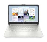 HP 14s 14" Laptop | Intel Core i3-1215U (Up to 4.4 GHz) | 4 GB RAM | 128 GB SSD | Intel UHD Graphics | FHD (1920 × 1080) Display | Windows 11 Home | Dual Speakers | Natural Silver | 14s-dq5013na