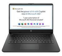 HP 14s-dq0007na 14in N4120 4GB 64GB Laptop - Black