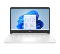 HP 14s-dq0508na 14" Laptop | HD 1366 x 768 220 Nits Display | Intel Celeron N4120 Quad Core CPU | 4GB DDR4-2400MHz RAM | 128GB PCIe NVMe M.2 SSD | Windows 11 Home | White