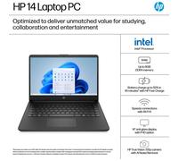 HP 14s-dq3001na Intel Celeron N4500 4GB RAM 64GB eMMC 14" HD Windows 11 Home S Laptop