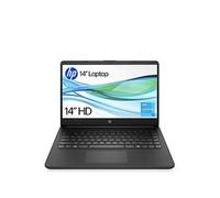 HP 14s-dq3001na 14" Laptop - Intel® Celeron®, 64GB eMMC, 4 GB RAM - Black, Black