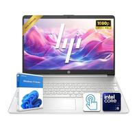 HP 15.6" FHD Touchscreen Laptop | Intel Quad-Core i5 Processor | 32GB DDR4 RAM | 1TB Storage (512GBPCIe SSD + 500GB External) | Win 11 | Full-Size Keyboard with Numeric Keypad | HDMI & SD Card Reader