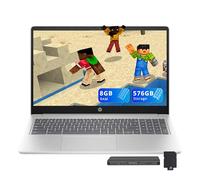 HP 15.6" HD Anti-Glare Chromebook Laptop, Intel Pentium N200, 8GB LPDDR5, 576GB Storage (64GB eMMC+512GB Docking Station Set), Intel UHD Graphics, Num Pad, 720p Camera, Wi-Fi 6, Chrome OS, Silver