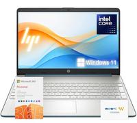 HP 15.6" Laptop | Back to School Limited Edition with Microsoft 365 | 32GB RAM | 1TB Storage (512GB SSD&512GB External Storage)| Intel Core Quad-Core Processor | Wi-Fi | Win11 | WOWPC Bundle