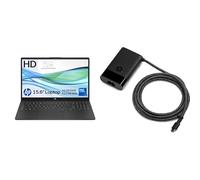 HP 15.6" Laptop bundle USB-C 65W Laptop Charger | 15-fd1010nax | Intel Core 5 120U | 16GB RAM | 512GB SSD