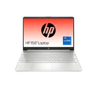 HP 15.6" Laptop , Intel Core i7-1255U Processor , 8 GB RAM , 512 GB SSD , Intel Iris Graphics , FHD Display , Up to 7hrs battery , Win 11 , Dual Speakers , Natural Silver , 15s-fq5030sa