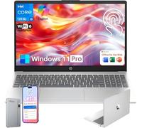 HP 15.6 Touchscreen Laptop for Student & Business, Intel Core i3-1315U (Up to 4.5GHz), 20GB RAM, 512GB SSD, Copilot AI, Wi-Fi 6, HD Camera, Windows 11 Pro, Natural Silver, w/RECOLX AI Voice Recorder