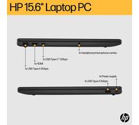 HP 15-fc0023na AMD Ryzen™ 3 7320U Laptop 39.6 cm (15.6") Full HD 4 GB LPDDR5-SDRAM 128 GB SSD Wi-Fi 6 (802.11ax) Windows 11 Home in S mode Gold
