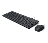 HP 150 Wired Mouse and Keyboard Combo | 1600 DPI | Ergonomically Designed and Quiet Performance | F12 Functions | LED Indicators | USB-A Connection