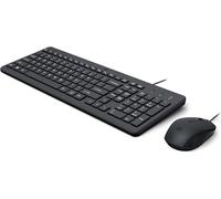 HP 150 Wired Mouse and Keyboard Combo | 1600 DPI | Ergonomically Designed and Quiet Performance | F12 Functions | LED Indicators | USB-A Connection