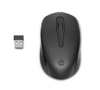 HP 150 Wireless Mouse, 1600 DPI Optical Mouse Sensor, 2.4GHz Wireless USB Receiver Included, Ambidextrous Design, 3 Buttons, Scroll Wheel, Up to 10 Month Battery, Black