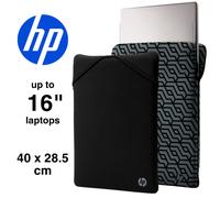 HP 16" Laptop Sleeve Case Reversible Geo 14" 15.6" Slim Padded 40cm x 28.5cm