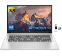 HP 17.3" FHD Business Laptop 2024, 32GB RAM, 1TB SSD, 12th Gen Intel Core i3-1215U (6-Core, Beat i5-1135G7), Wi-Fi, Long Battery Life, Webcam, Numpad, Windows 11 Pro, KyyWee Accessories