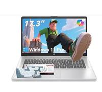 HP 17.3 Laptop 2026 for Business and Student, Intel Core i5-1334U, 64GB RAM 2TB SSD, Backlit Keyboard, Fingerprint Reader, Windows 11 Pro, Copilot Ai, Office 365 for The Web with Laptop KB Kit
