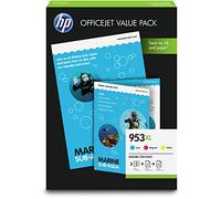 HP 1CC21AE 953XL Officejet Value Pack, Cyan, Magenta and Yellow, Multipack
