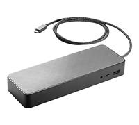 HP 1MK33AA#ABA USB-C Universal Docking Station for Chromebook 14 G4, EliteBook 1040 G4, ZBook Studio G3 Mobile WorkStation & More, Black