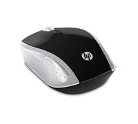 HP 200 Silver 2.4 GHz USB Wireless Mouse with Red LED 1000 DPI Optical Sensor, U