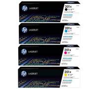 HP 201X High Yield B/C/Y/M Original LaserJet Toner Cartridges toner cartridge Black, Cyan, Magenta, Yellow