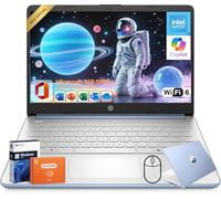 HP 2025 14" Business Student Laptop, Intel Processor N150, 1-Year Office 365, 16GB RAM, 384GB Storage(128GB UFS+256GB MSD), Copilot AI, Wi-Fi 6, Long Battery Life, Light, Windows 11 Pro, Accessories