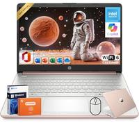 HP 2025 14" Business Student Laptop, Intel Processor N150, 1-Year Office 365, 16GB RAM, 384GB Storage(128GB UFS+256GB MSD), Copilot AI, Wi-Fi 6, Long Battery Life, Light, Windows 11 Pro, Accessories