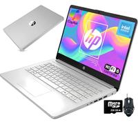 HP 2025 14 Inch Small Laptop for Student Business, Intel N150 CPU, 14" Anti-Glare, 16GB RAM, 384GB Storage(128GB UFS+256GB MSD), Wi-Fi 6, Copilot AI & 1 Year Office 365, Windows 11 Pro, Silver