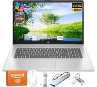 HP 2026 17.3 Inch Touchscreen Laptop, AMD 12-Threads Ryzen 5 7430U(up to 4.3 Ghz), 16 GB RAM, 1 TB SSD, HD+ Anti-Glare Display, Copilot-AI, Wi-Fi 6, Win 11 Pro, for Business & Student, w/Accessories