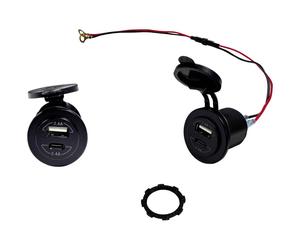 HP 20517 Car Power Supply Dual USB+C Socket Black