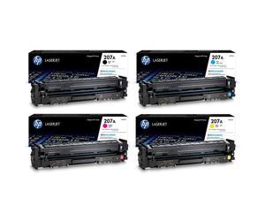 HP 207A Full Set Original Standard Capacity Toner Cartridges (4 Pack)