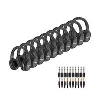 HP-210 Stereo Headphones by Gear4music Pack of 10