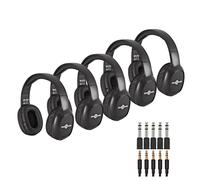 HP-210 Stereo Headphones by Gear4music Pack of 5