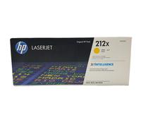 HP W2122X 212X High Yield Original LaserJet Toner Cartridge, Yellow, Single Pack