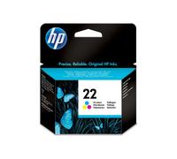 HP C9352AE 22 Original Ink Cartridge, Tri-color, Single Pack