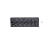 HP 220 Spanish QWERTY Wireless Keyboard - (USB Type-A Port, Battery Life up to 16 Months, 12 Shortcut Combinations, Windows 11; Windows 10), Black