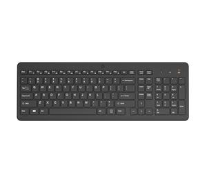 HP 220 Wireless Keyboard | Number pad | Chicklet-style keys | 12 shortcut combos | LED indicators | Long battery life up to 16 months | 2 years limited warranty | Black
