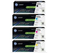 HP 220A / 220X CMYK Original Toners for Laser Jet Pro 4202DW 4302FDN 4303FDW Lot