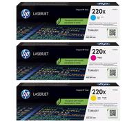 HP 220A / 220X CMYK Original Toners for Laser Jet Pro 4202DW 4302FDN 4303FDW Lot