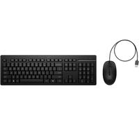 HP 225 Wired Mouse and Keyboard Combo USB Plug & Play Business Office Set