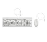 HP 225 Wired Mouse and Keyboard Combo White