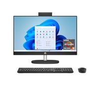 HP 23.8 inch All-in-One Desktop PC, FHD Touchscreen, AMD Ryzen 5 7520U, 16 GB RAM, 1 TB SSD, AMD Radeon Graphics, Windows 11 Home, Jet Black, 24- cr0140 (2025)