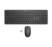 HP 230 Wireless Keyboard and Mouse Combo Set, 2.4 GHz Wireless USB-A Nano Receiver, Up to 1600 dpi, Up to 16 Months Battery Life - Black