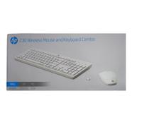HP 230 Wireless Mouse and Keyboard Set White, Full Size RF Numpad QWERTY/Sealed