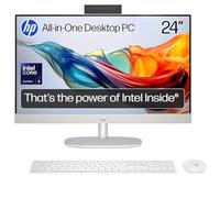 HP 24-cr2002na 23.8" All-in-One Desktop PC | Intel Core Ultra 5 225U | 8GB RAM | 1TB SSD | Full HD Display | Built In Speakers | Windows 11 Home | White