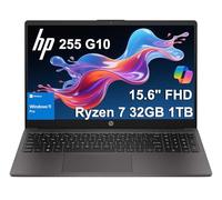 HP 255 G10 Business Laptop (15.6" FHD Anti-glare, AMD Ryzen 7 7730U (> Intel i7-1355U) 32GB RAM, 1TB SSD) for Home, Student, Military Grade, Webcam w/Shutter, Numeric Keypad, Wi-Fi 6, Win 11 Pro